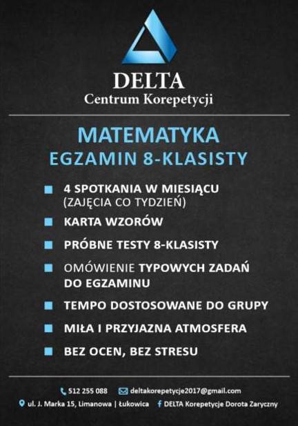 przygotowania do egzaminów 8-klasisty