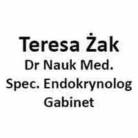 Teresa Żak Dr Nauk Med. Spec. Endokrynolog Gabinet - Endokrynolodzy