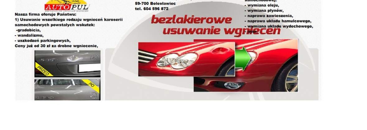 Auto-Pul Usuwanie Wgnieceń Bez Lakierowania Krzysztof Zatylny