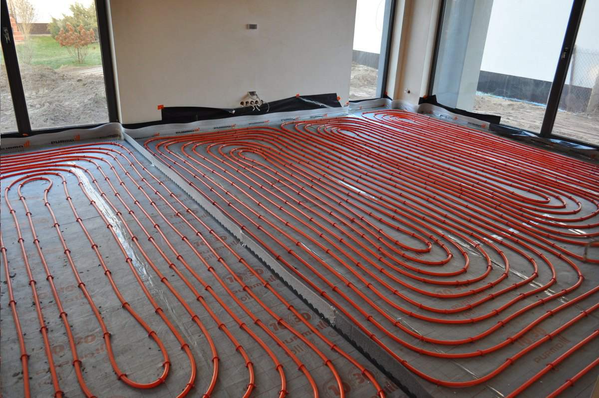 montaż ogrzewania podłogowego