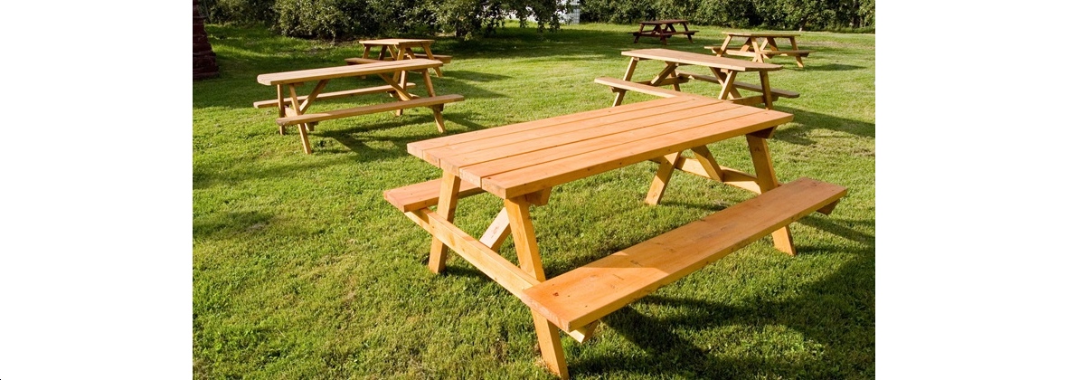 Ławostoły Ogrodowe, Drewniane, Rozkładane