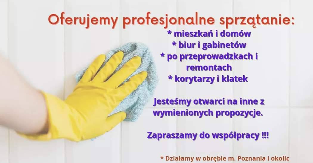 sprzątanie pomieszczeń