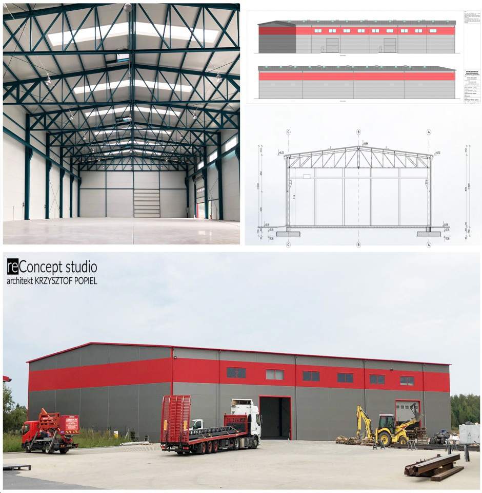 Hala stalowa firmy Agro-Płyt w Starym Goździe
