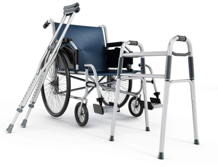 wózek balkonik i kule