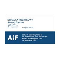 Andrzej Frątczak A I F Biuro Rachunkowe - logo