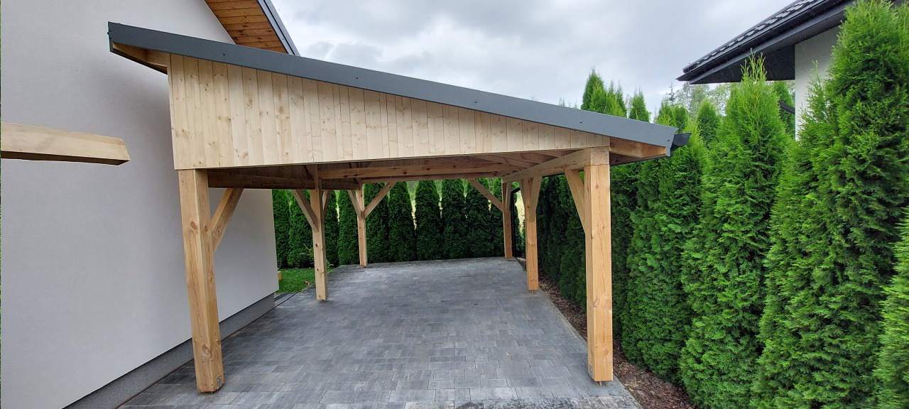 zadaszenie dla samochodu