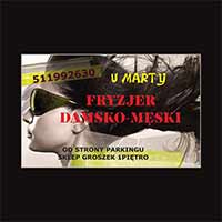 U Marty Zakład Fryzjerski Damsko - Meski Marta Stasiukiewicz - Fryzjerzy i salony fryzjerskie