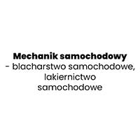 Mechanik samochodowy- blacharstwo samochodowe, lakiernictwo samochodowe - logo