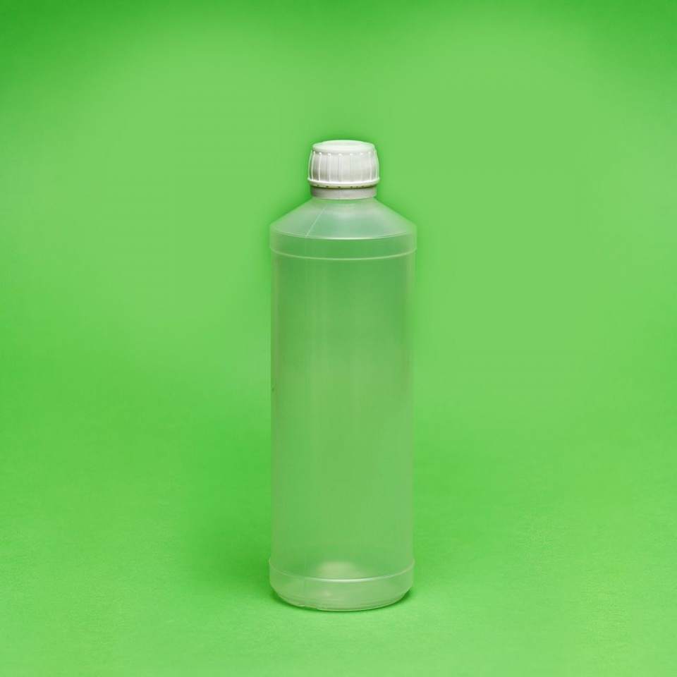 przezroczysta butelka