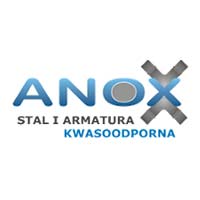 Anox. Stal i wyroby stalowe - logo
