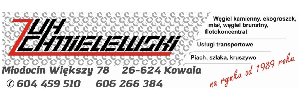 Bartosz Chmielewski Kruszywa, piasek, kamień ozdobny, węgiel