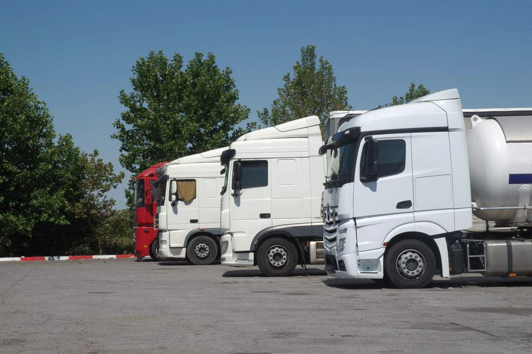 parkowanie ciężarówek