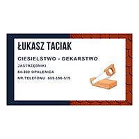 Ciesielstwo-Dekarstwo Łukasz Taciak - Dachy i usługi dekarskie