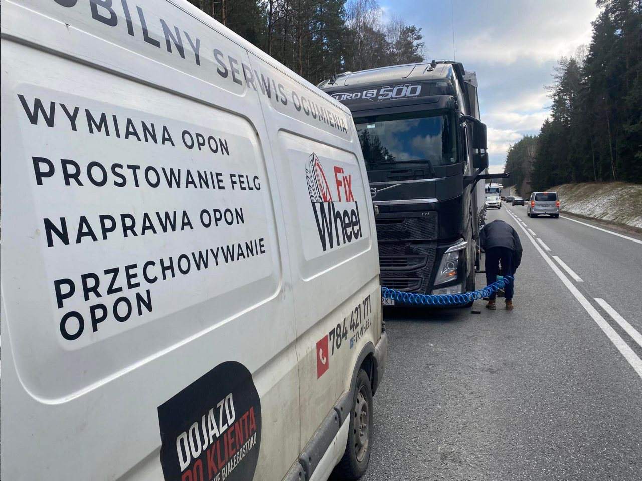 serwis opon z dojazdem