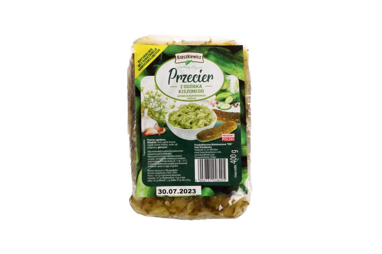 przecier z ogórka kiszonego