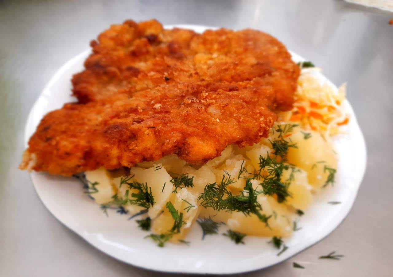schabowy z ziemniakami