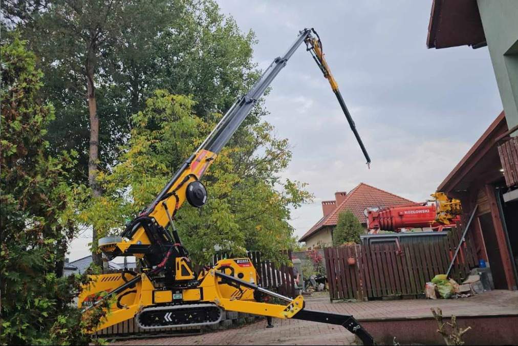 usługi mini żurawiem