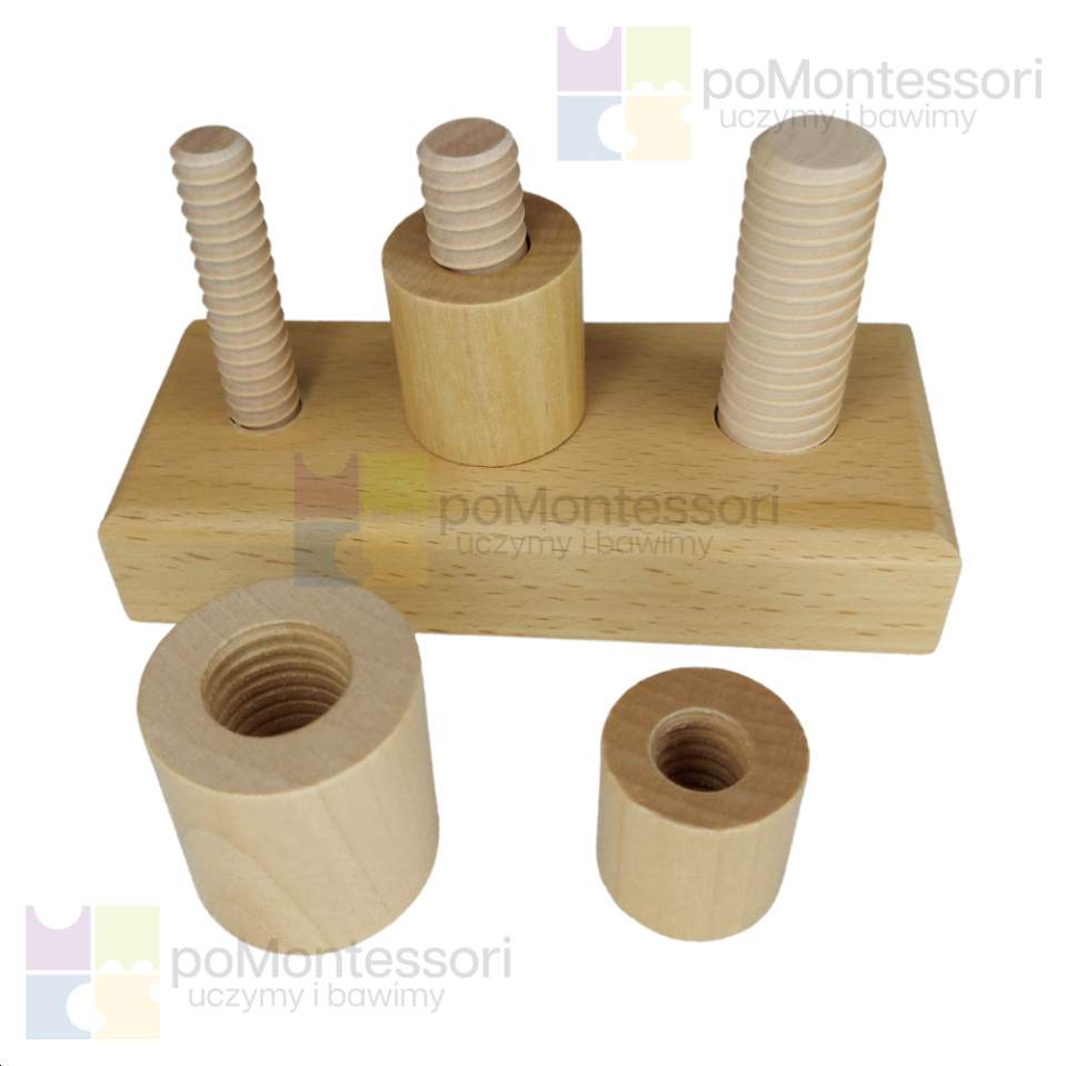 Drewniane śruby i nakrętki