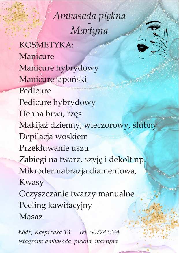 zabiegi na dłonie, zabiegi na stopy, zabiegi na twarz