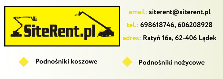 SiteRent Wynajem Maszyn Budowlanych