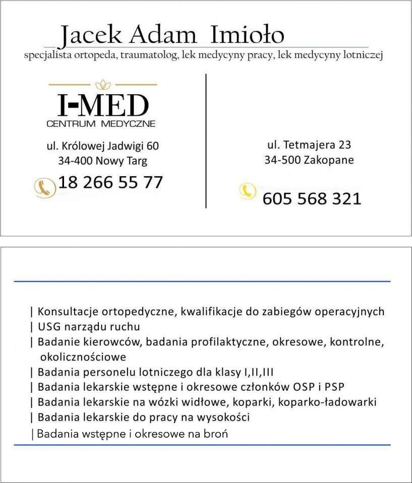 konsultacja ortopedyczna