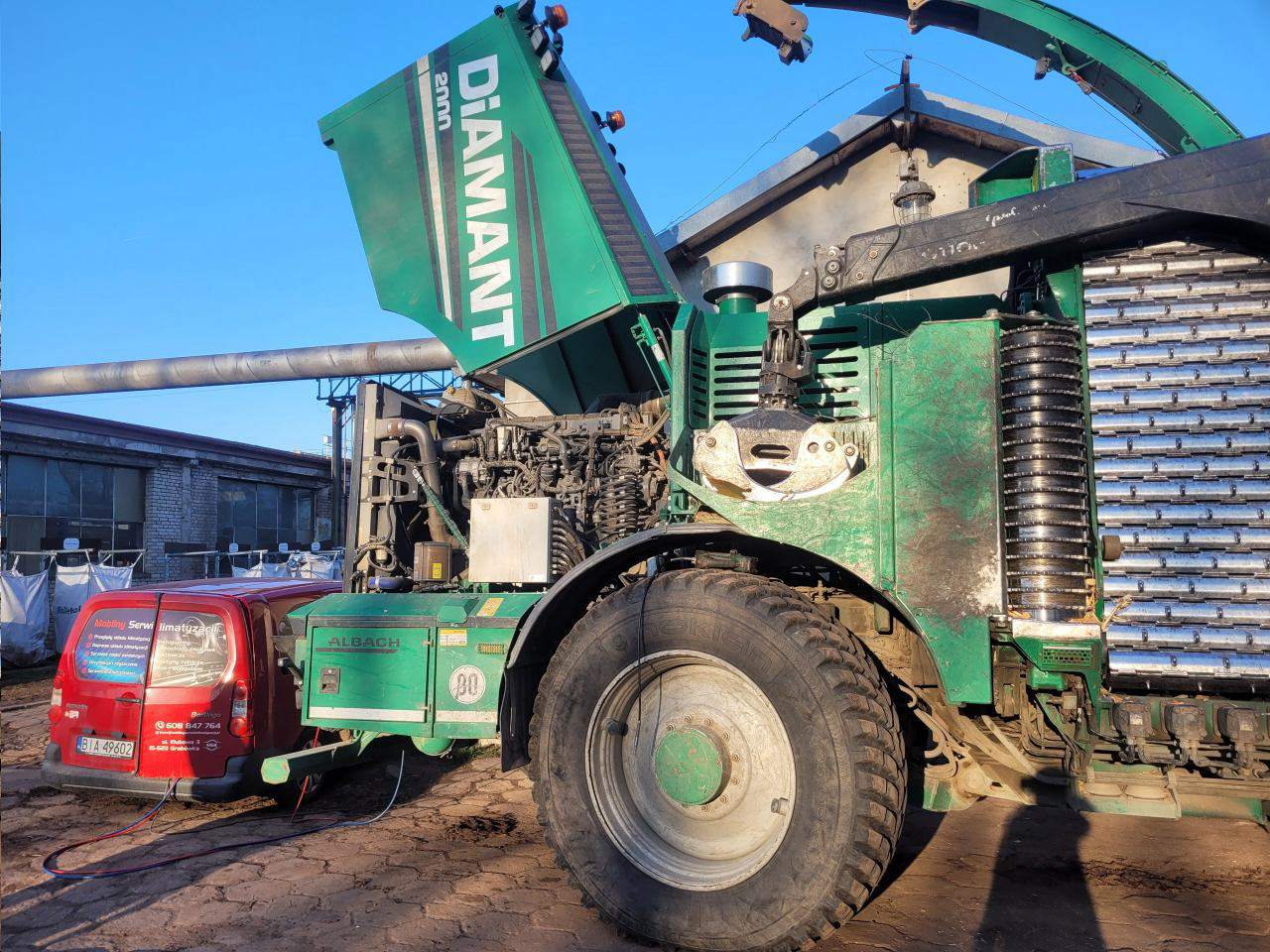 mobilny serwis klimatyzacji w maszynach rolniczych