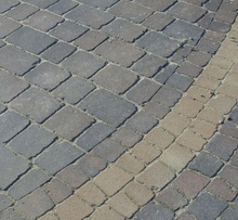 podjazd z kostki brukowej