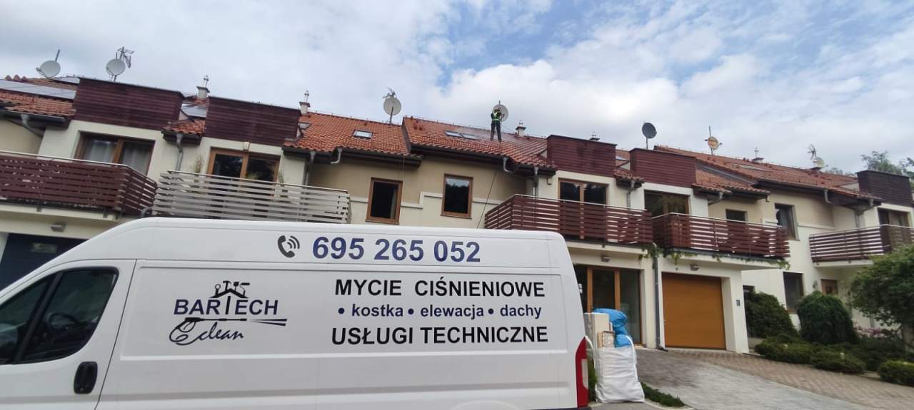 mycie ciśnieniowe elewacji