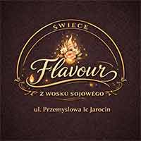 Świece woskowe ręcznie robione Flavour – wosk sojowy, boxy prezentowe, świece sojowe - logo