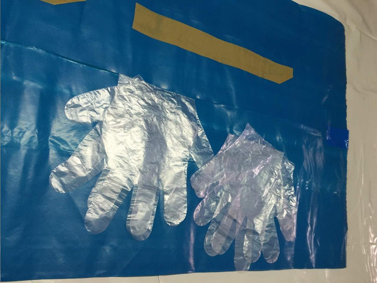 worek na taśmę niebieski