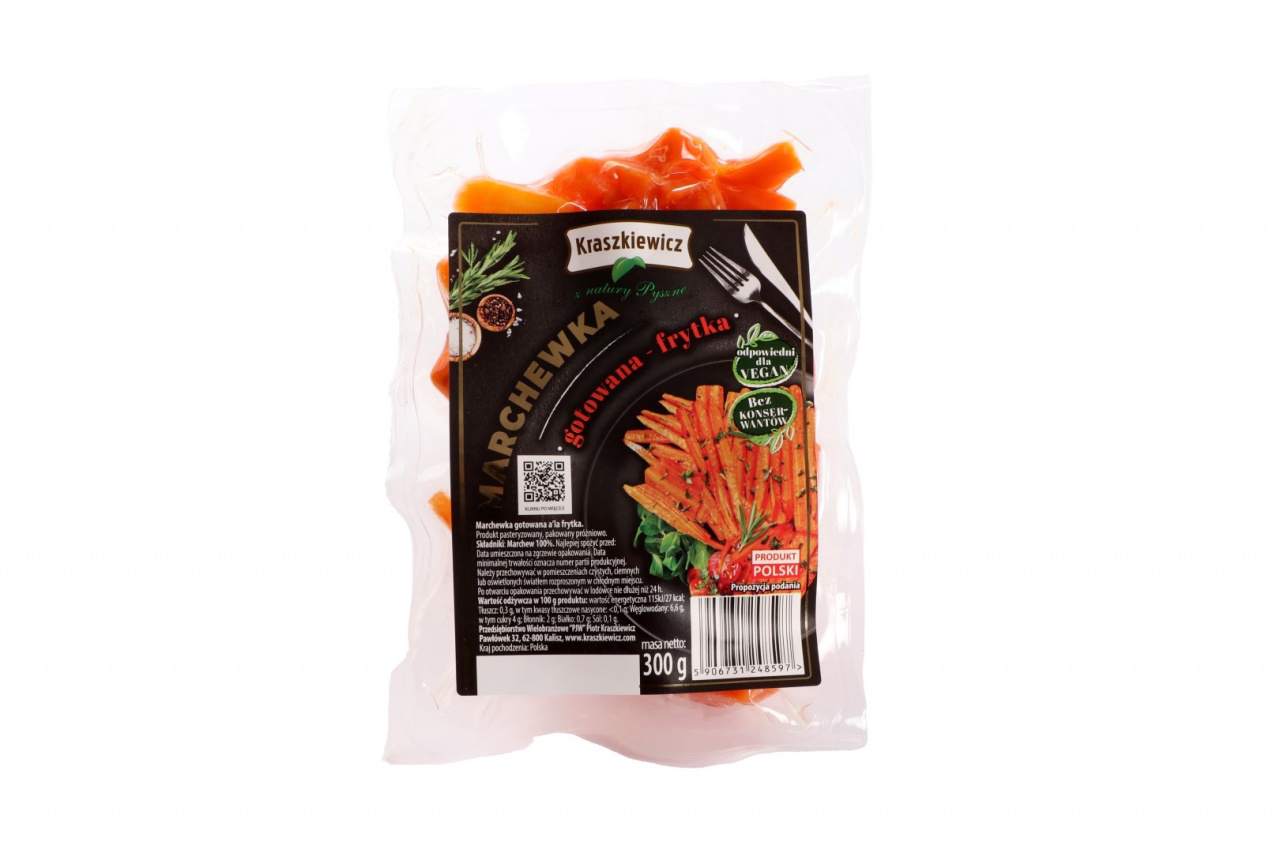 marchewka gotowana frytka