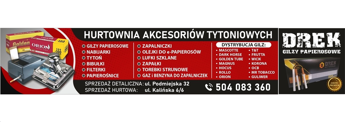 Drek Hurtownia Gilz Papierosowych i Akcesoriów
