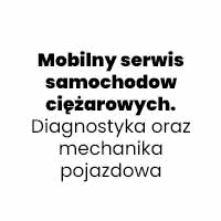Mobilny serwis samochodow ciężarowych. Diagnostyka oraz mechanika pojazdowa - logo