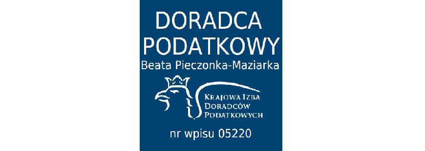 Beata Pieczonka-Maziarka Doradca podatkowy