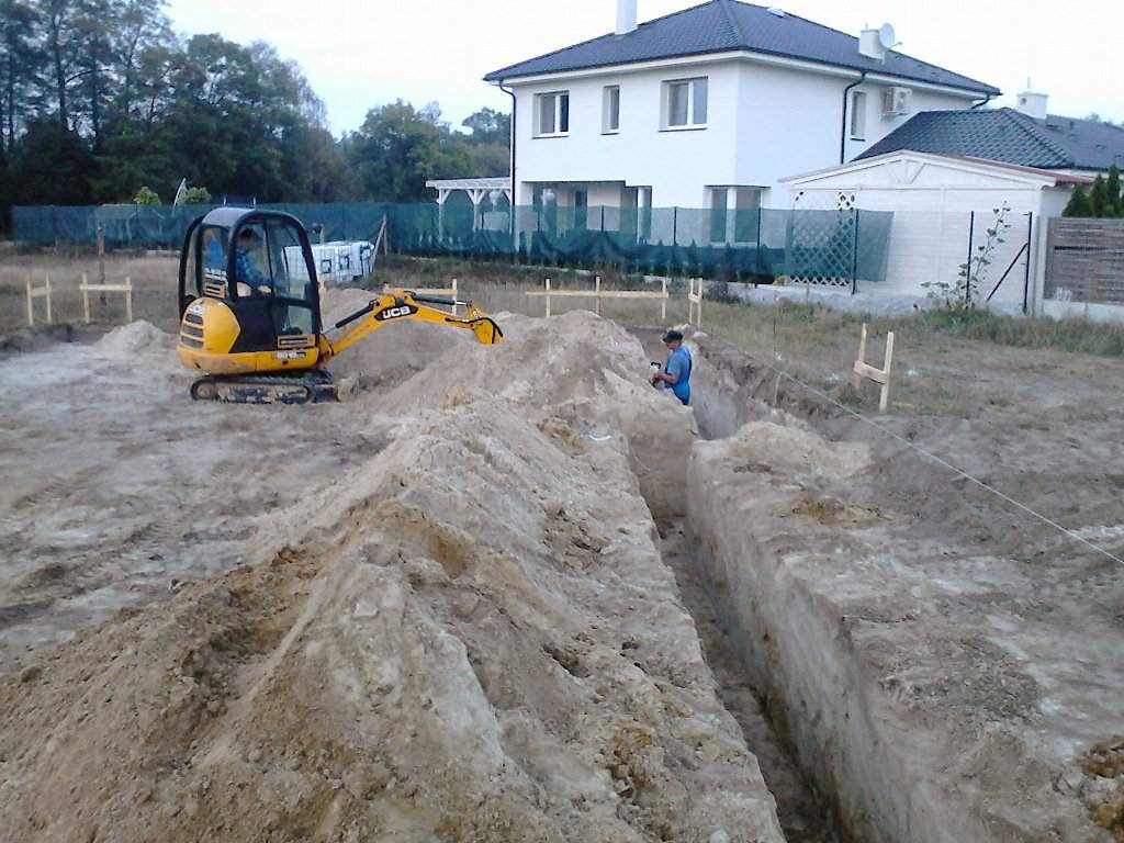 Kopanie fundamentów