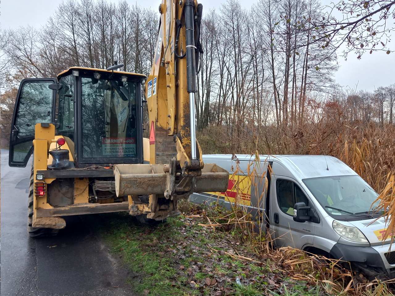 usługi koparko- ładowarką