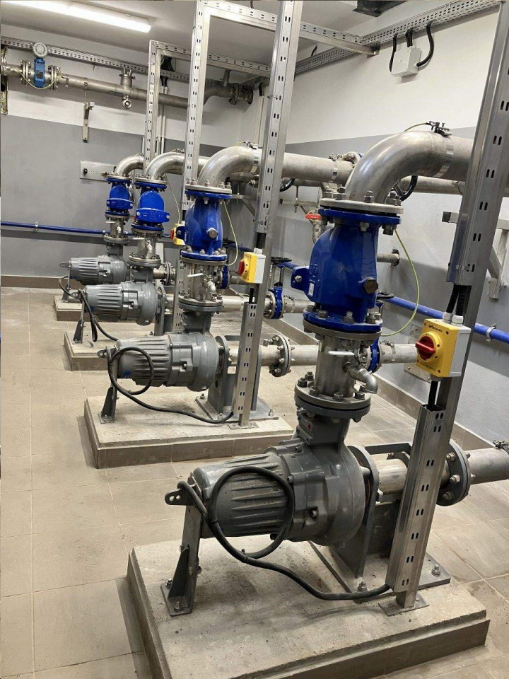 wyposażenie oczyszczalni