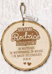 podziękowania dla rodziców