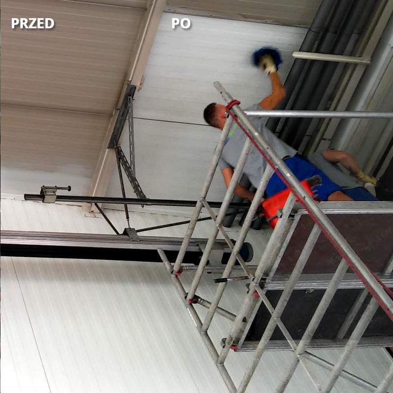 sprzątanie w magazynach