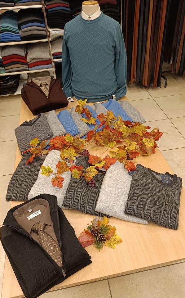 swetry i paski męskie