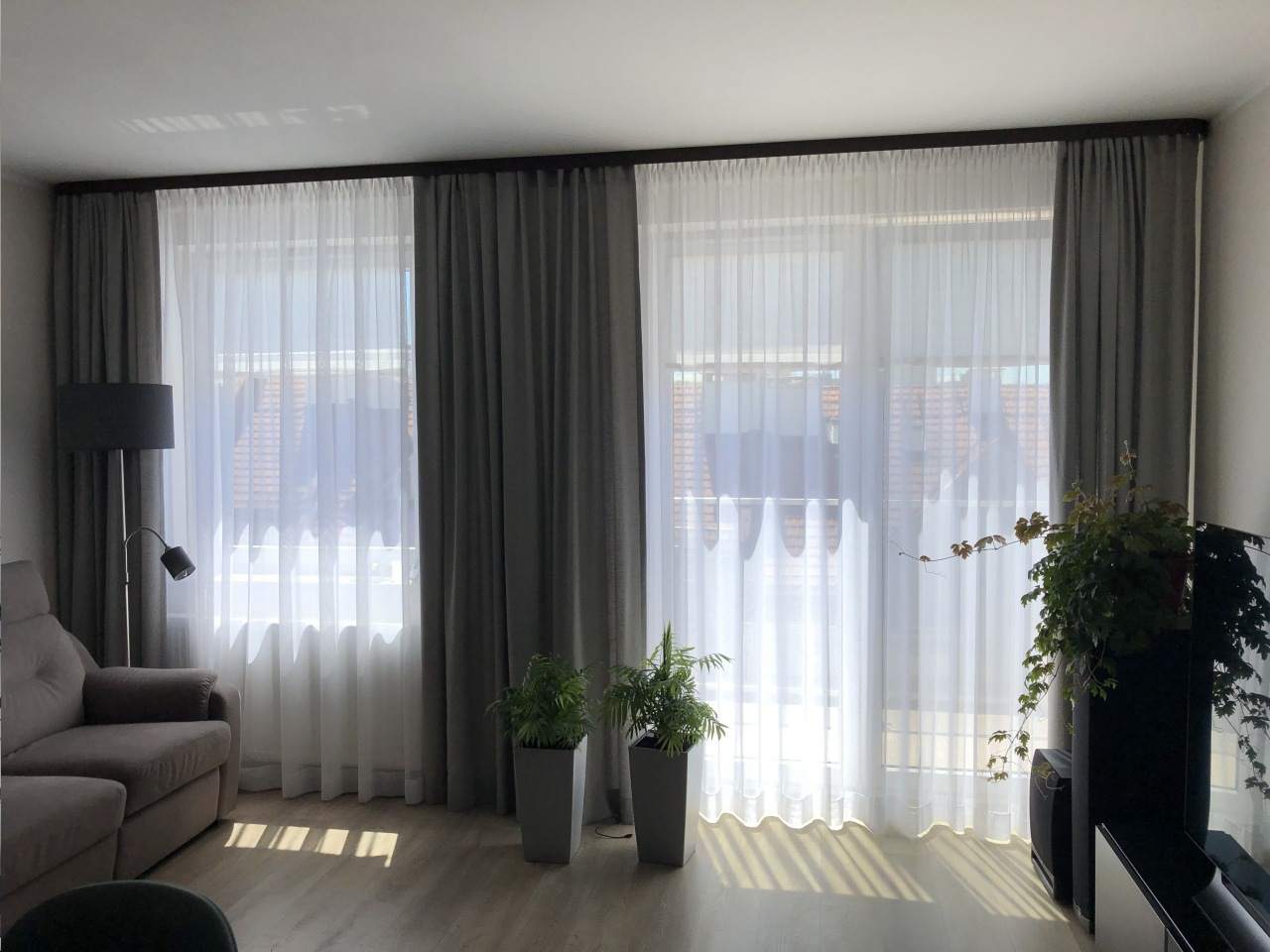 szycie firan do salonu