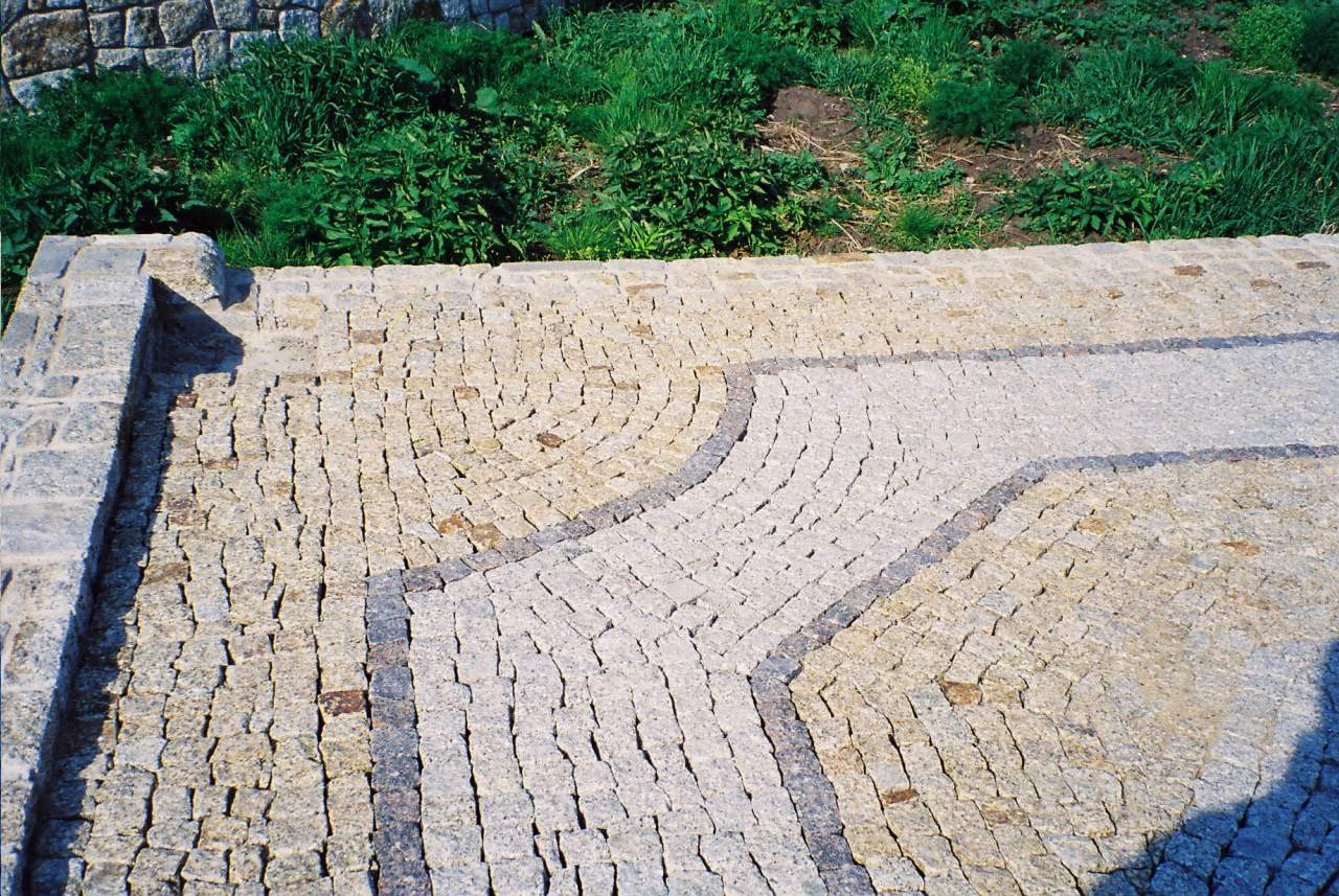 wzory z kostki granitowej