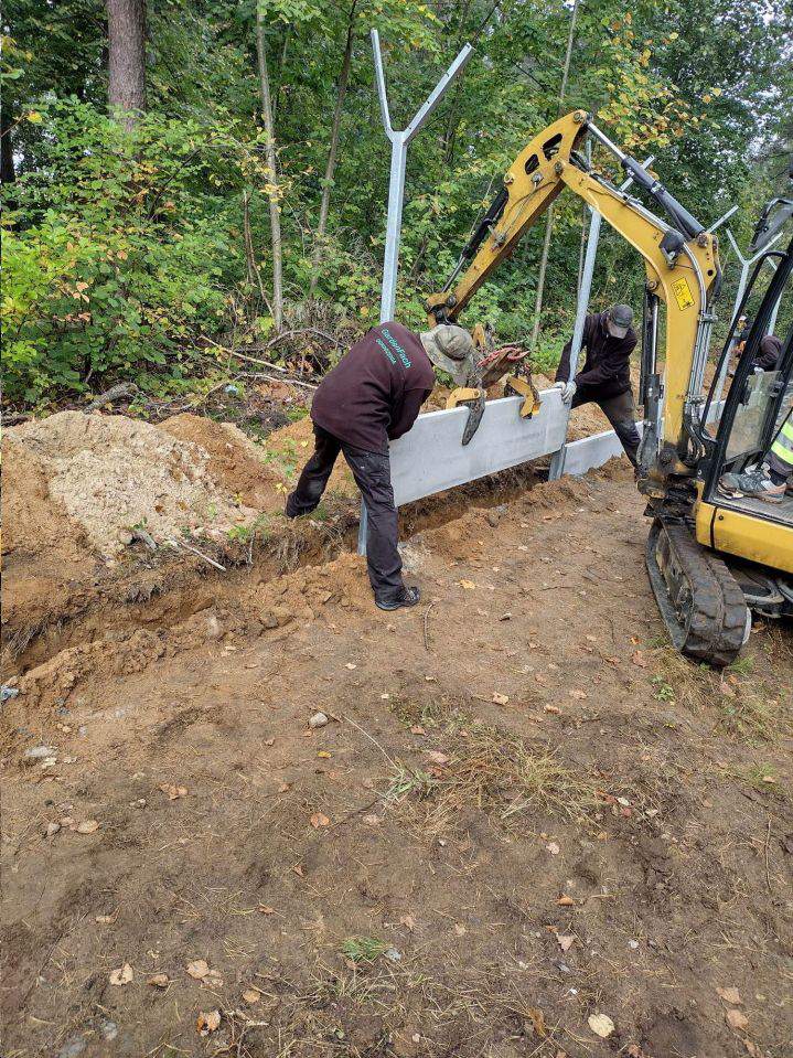 usługi minikoparką