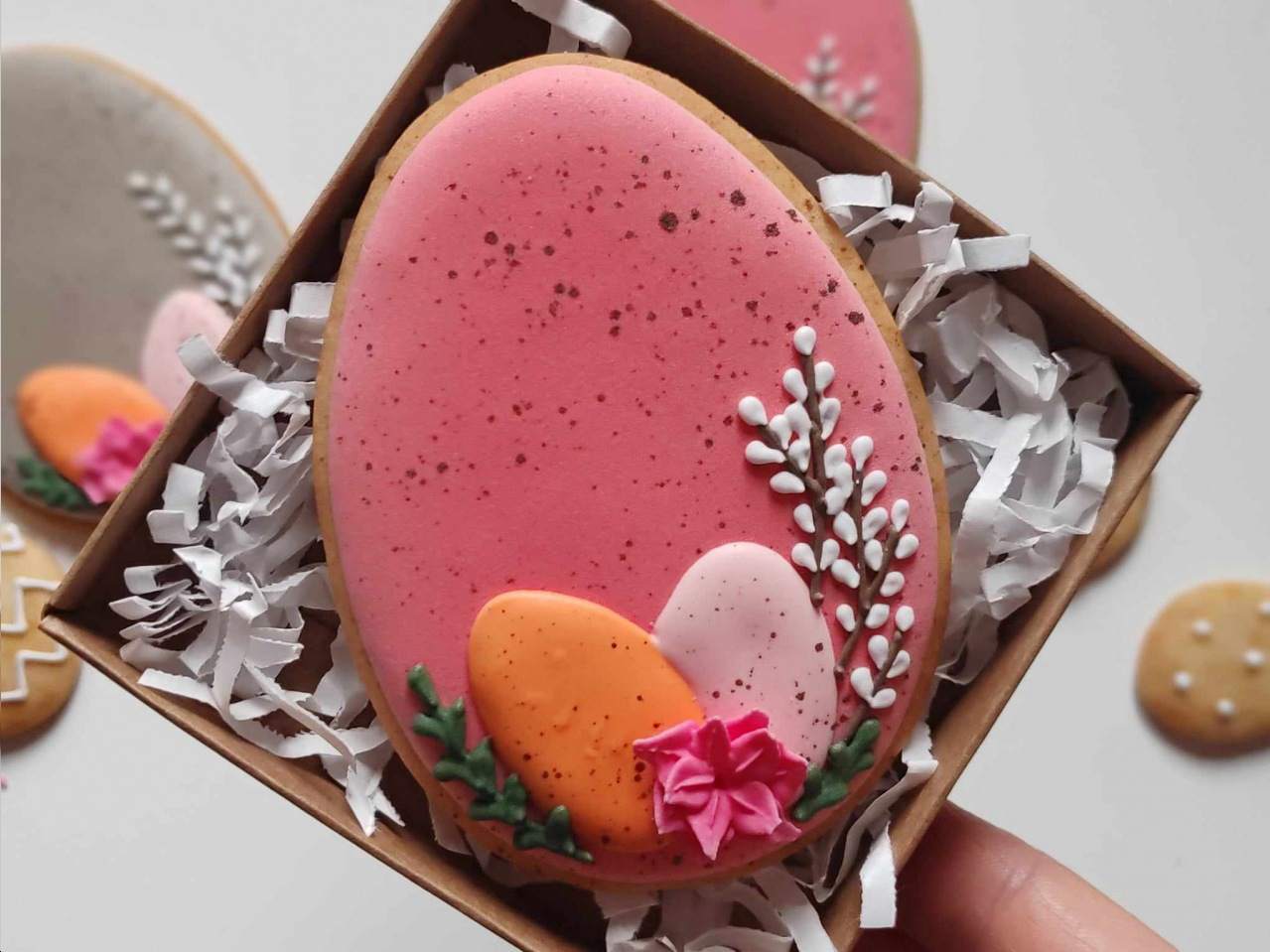 ręcznie dekorowane ciastka