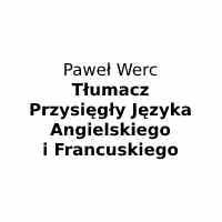 Paweł Werc - Tłumacze przysięgli