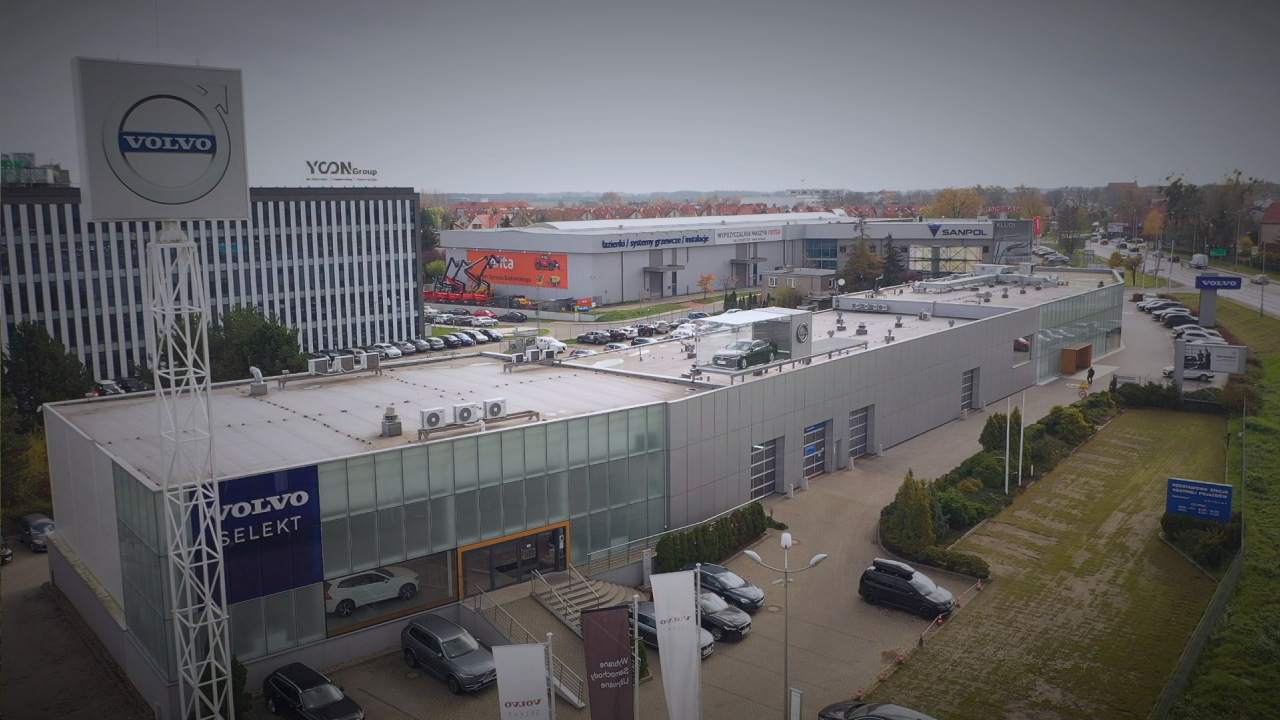 salon samochodowy Volvo