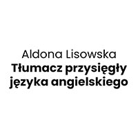 Aldona Lisowska Tłumacz przysięgły języka angielskiego - Tłumacze przysięgli