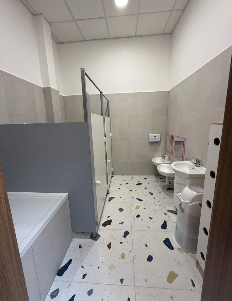 łazienka w przedszkolu