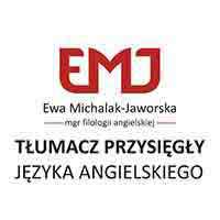 Ewa Michalak-Jaworska Tłumacz przysięgły języka angielskiego - Tłumacze przysięgli