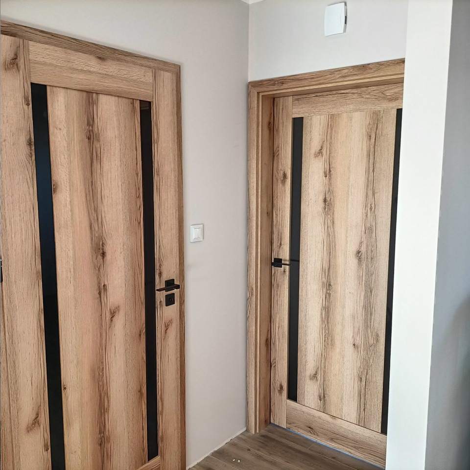 drzwi wewnętrzne drewniane